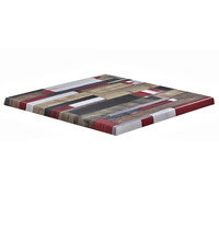 Werzalit Tafelblad | REDDENWOOD | Rood | In-/Outdoor | 700x700x30(h)mm 