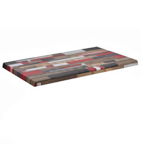 Werzalit Tafelblad | REDDENWOOD | Rood | In-/Outdoor | 700x1200x30(h)mm 