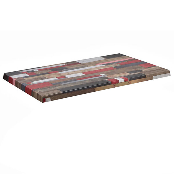 Tafelblad | REDDENWOOD | Rood | In-/Outdoor | 700x1200x30(h)mm