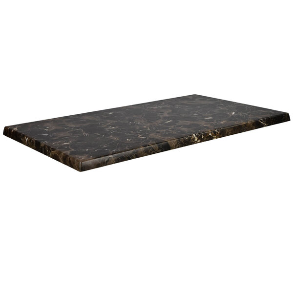 Tafelblad | PORTO ROSA | Marmerlook (Bruin) | In-/Outdoor | 700x1200x30(h)mm