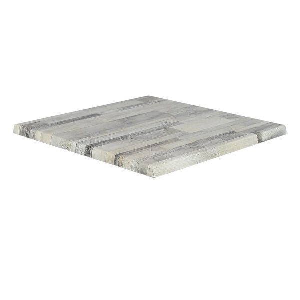 Tafelblad | WHITE BLOCK | Wit | In-/Outdoor | 700x700x30(h)mm