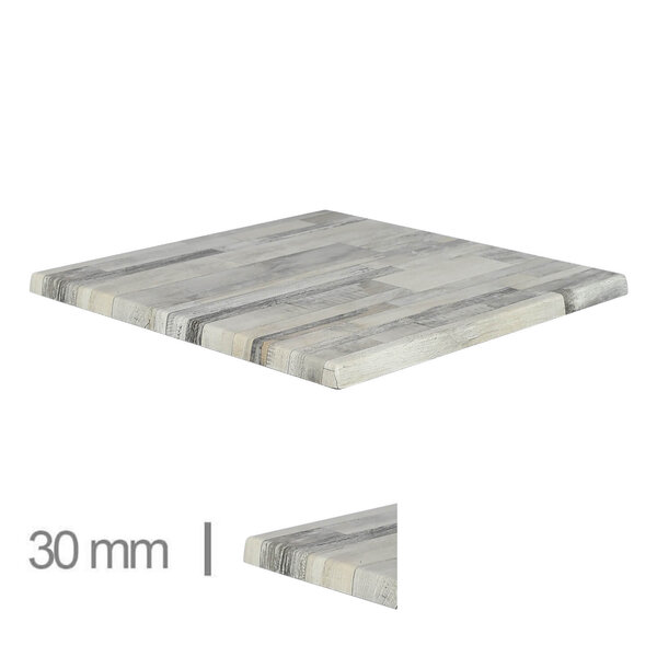 Tafelblad | WHITE BLOCK | Wit | In-/Outdoor | 700x700x30(h)mm