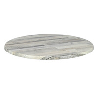 Werzalit Tafelblad | WHITE BLOCK | Wit | In-/Outdoor | Ø700x30(h)mm 