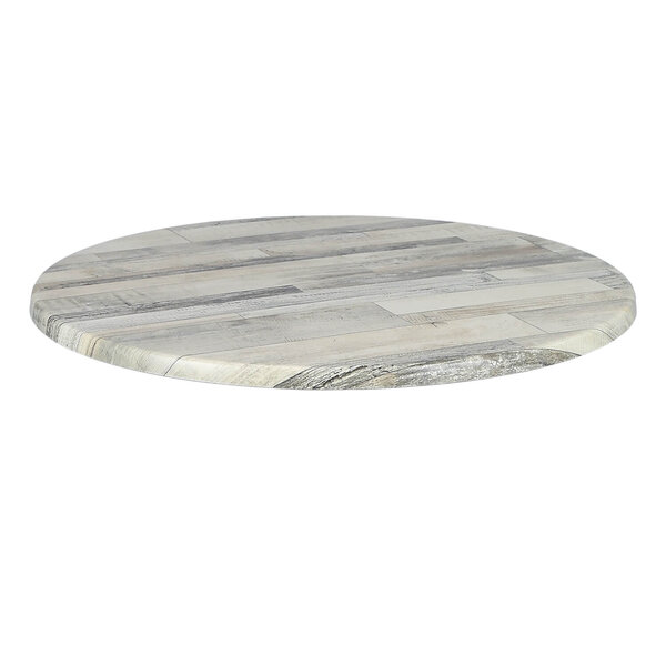 Tafelblad | WHITE BLOCK | Wit | In-/Outdoor | Ø700x30(h)mm