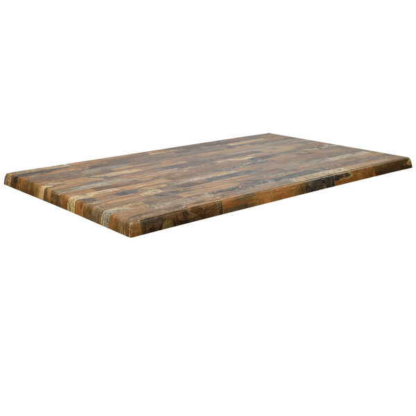 Tafelblad | MARACAIBO | Houtlook | In-/Outdoor | 700x1200x30(h)mm