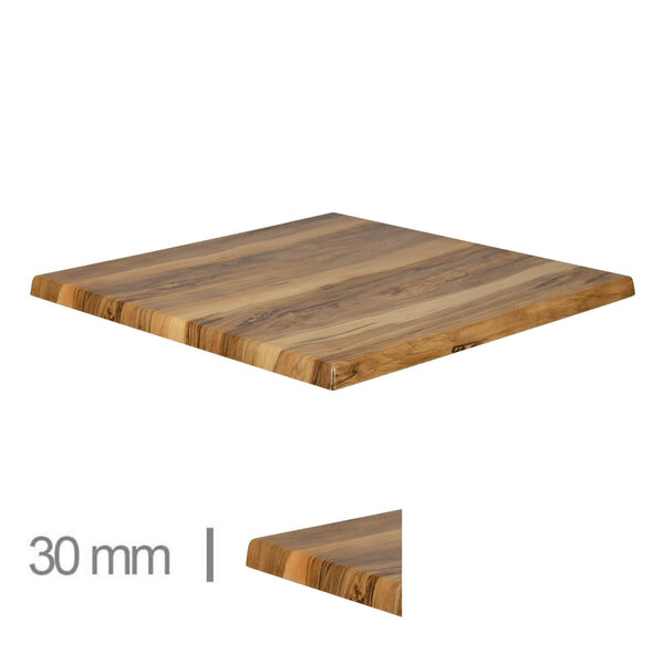 Tafelblad | INDIAN SHESMAN | Houtlook | In-/Outdoor | 700x700x30(h)mm