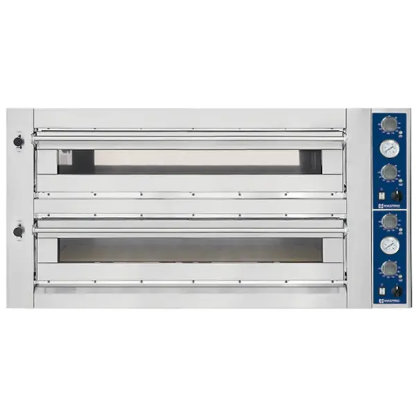 Pizzaoven | PRO LINE | Elektrisch | 9+9x Ø35cm | 50°C/450°C | 28.8kW (400V) | 1460x1360x720(h)mm