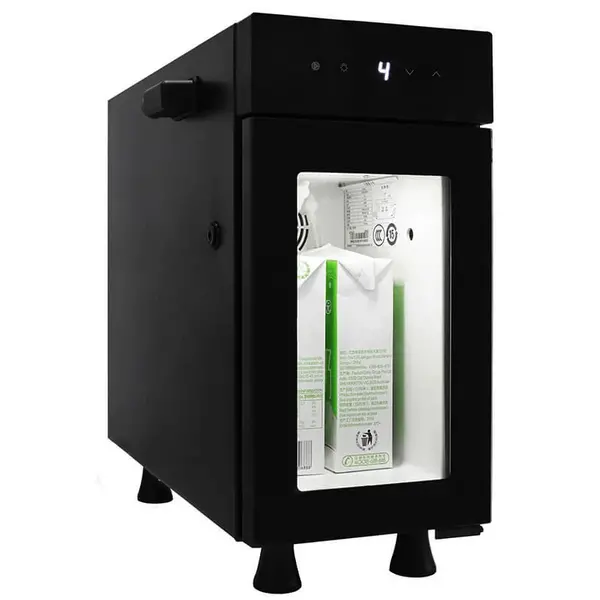 Melkkoeler | 8L | Zwart | +1°C/+5°C | Statisch + Ventilator | 220x457x513(h)mm