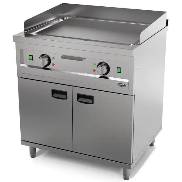 Bak-/Grillplaat | ENTRY 700 | Elektrisch | Glad Oppervlak 682x447 (Verchroomd) | 180°C/250°C | 8.1kW (400V) | Gesloten Onderkast | 800x700x880/980(h)mm