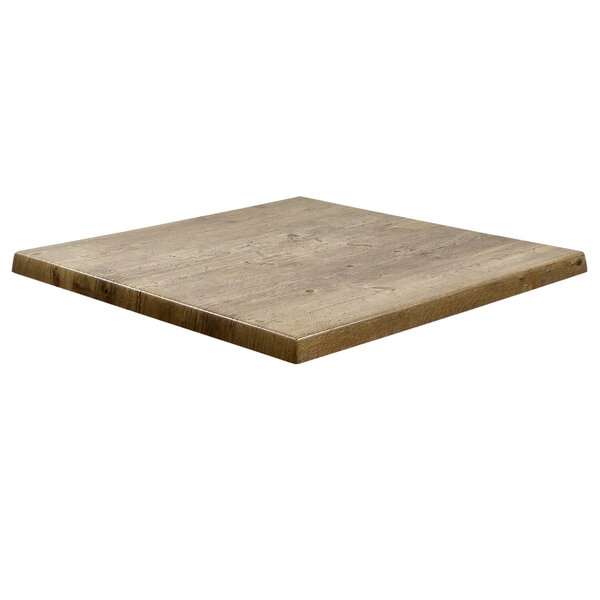 Tafelblad | NEW FINDUS | Houtlook | In-/Outdoor | 700x700x30(h)mm