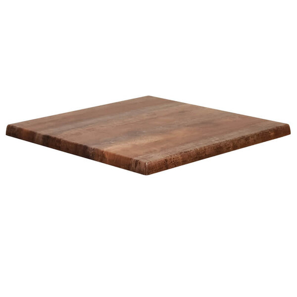 Tafelblad | ARIZONA | Houtlook | In-/Outdoor | 700x700x30(h)mm