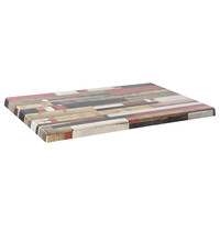 Werzalit Tafelblad | KBANA ROUGE | Rood | In-/Outdoor | 700x1100x30(h)mm 