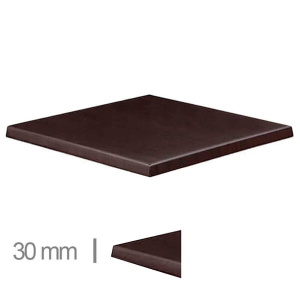 Tafelblad | Houtlook (Wengé) | In-/Outdoor | 600x600x30(h)mm