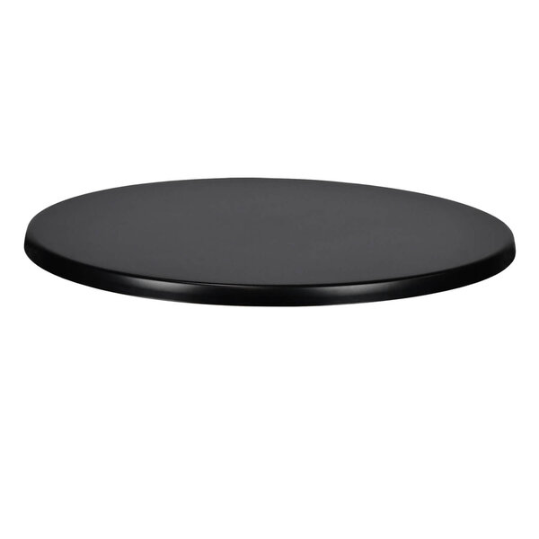 Tafelblad | Zwart | In-/Outdoor | Ø700x30(h)mm