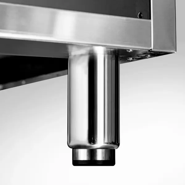 Neutrale Werkunit | ENTRY 700 | RVS | Gesloten Onderkast | Achteropstand | 400x700x880/920(h)mm