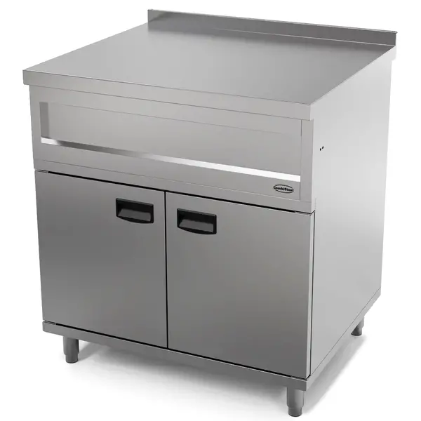 Neutrale Werkunit | ENTRY 700 | RVS | Gesloten Onderkast | Achteropstand | 800x700x880/920(h)mm