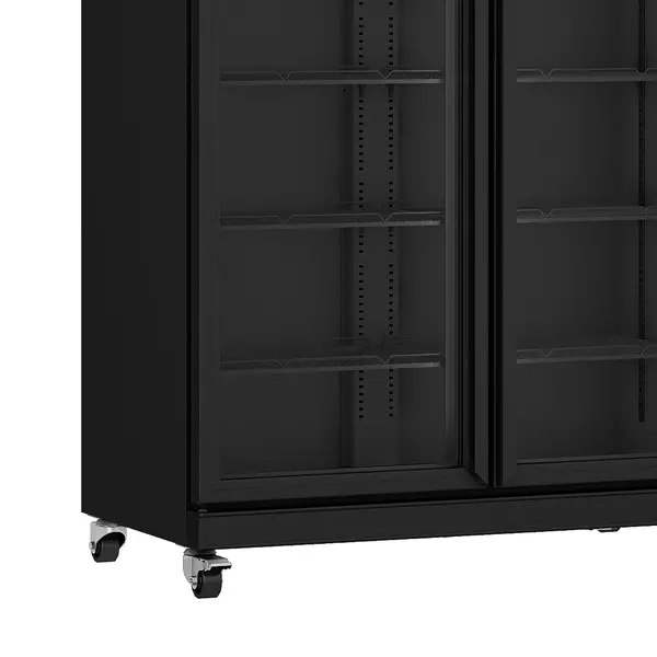Koelkast | SERIE IRM | 770L | Zwart | 0°C/+10°C | Geforceerd | Draaideuren | Wielen (Geremd) | 1100x596x2003(h)mm
