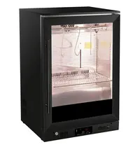 CombiSteel Dry Aging Kast | 138L | Zwart | 0°C/+10°C | Geforceerd | Vochtigheid Instelbaar | Deuralarm | 600x500x900(h)mm 