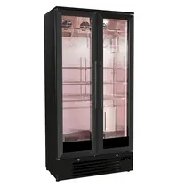CombiSteel Dry Aging Kast | 458L | Zwart | 0°C/+10°C | Geforceerd | Vochtigheid Instelbaar | Deuralarm | 900x515x1820(h)mm 