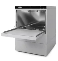 CombiSteel Glazenspoelmachine | Mand 400x400 | Afvoerpomp | Zeeppomp | Naglanspomp | 230V | 472x532x709(h)mm 
