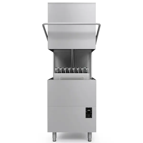 Doorschuifvaatwasser | Mand 500x500 | Zeeppomp | Naglanspomp | 400V | 731x815x1430/1870(h)mm