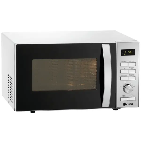 Combimagnetron | RVS | 25L | 900W | Grillfunctie | Programmering | 230V | 490x435x280(h)mm