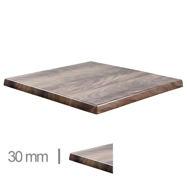 Tafelblad | LAGOS | Houtlook | In-/Outdoor | 700x700x30(h)mm