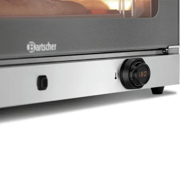 Heteluchtoven | 4 Niveaus (EN600x400) | Elektrisch | 50°C/300°C | 6.4kW (400V) | Bevochtiging (Handmatig) | 835x765x570(h)mm
