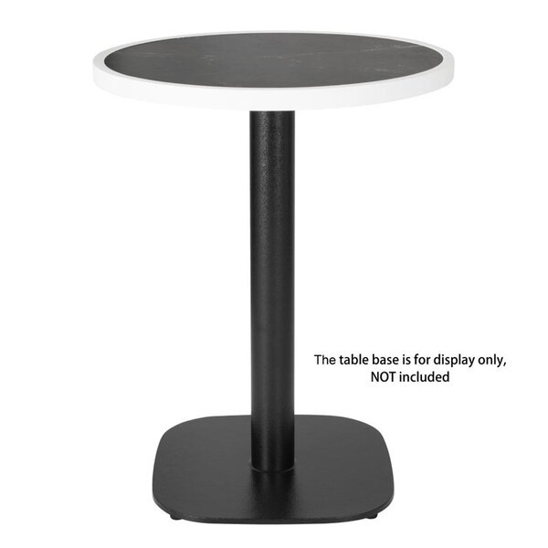 Tafelblad | Donker Graniet | In-/Outdoor | Voorgeboord | Ø580x38(h)mm
