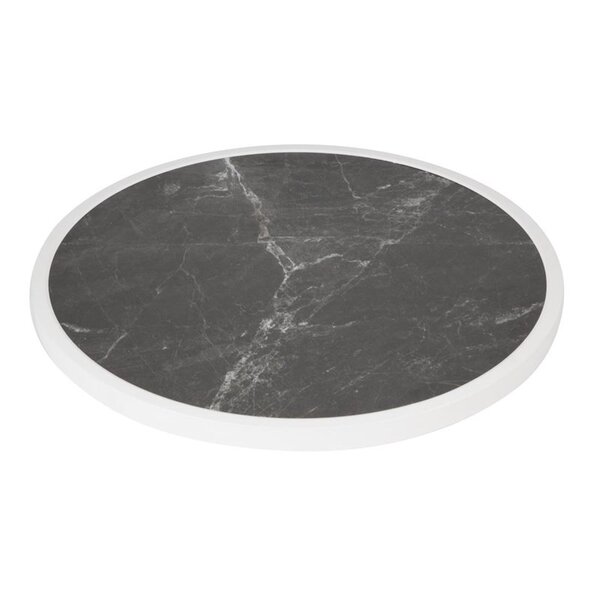 Tafelblad | Donker Graniet | In-/Outdoor | Voorgeboord | Ø580x38(h)mm
