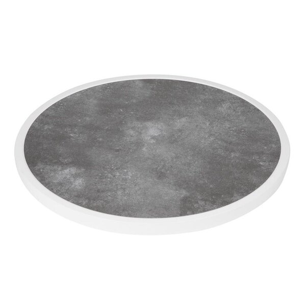 Tafelblad | Steengrijs | In-/Outdoor | Voorgeboord | Ø580x38(h)mm