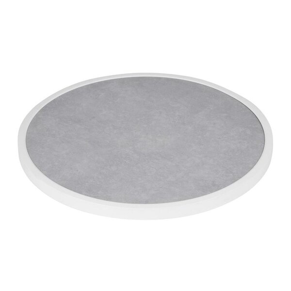 Tafelblad | Lichtgrijs | In-/Outdoor | Voorgeboord | Ø580x38(h)mm