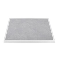 Bolero Tafelblad | Lichtgrijs | In-/Outdoor | Voorgeboord | 700x700x38(h)mm 