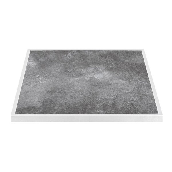 Tafelblad | Steengrijs | In-/Outdoor | Voorgeboord | 700x700x38(h)mm