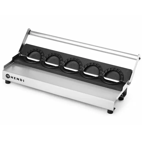 Dumplingmaker | RVS | 5x Ø80mm | Non-Stick Coating | 470x140x95(h)mm
