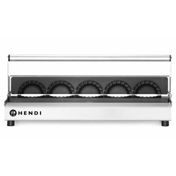 Dumplingmaker | RVS | 5x Ø80mm | Non-Stick Coating | 470x140x95(h)mm