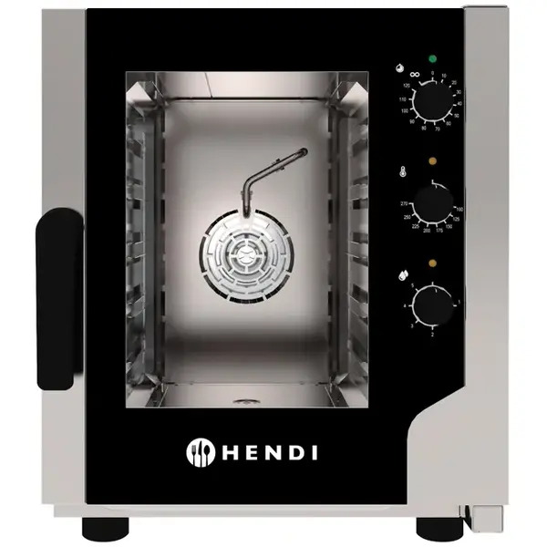 Hetelucht-/Stoomoven | CONTROL | 5 Niveaus (2/3 GN) | Elektrisch | 100°C/270°C | 3.2kW (230V) | Bevochtiging (Automatisch) | 550x754x662(h)mm