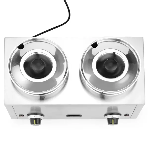 Hotpot Bain-Marie | THERMOSYSTEM | 2x 4L (Ø215mm) | 30°C/85°C | 0.4kW (230V) | 506x312x298(h)mm