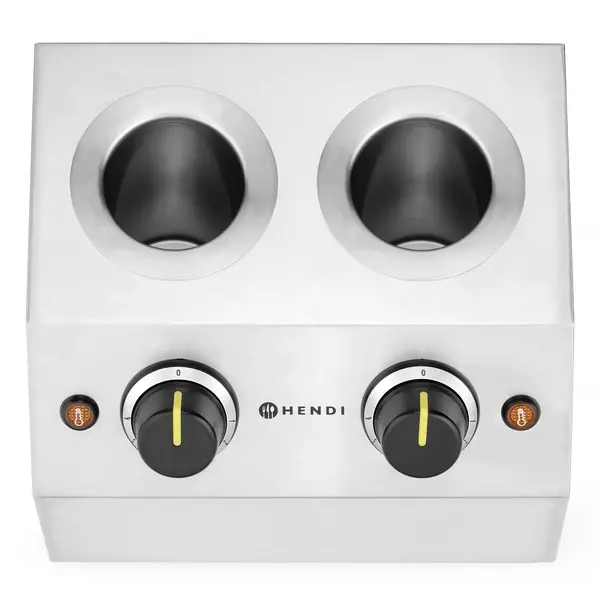 Doseerflesverwarmer | 2x 0.65L | 30°C/65°C | 0.4kW (230V) | 270x223x282(h)mm