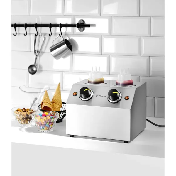 Doseerflesverwarmer | 2x 0.65L | 30°C/65°C | 0.4kW (230V) | 270x223x282(h)mm
