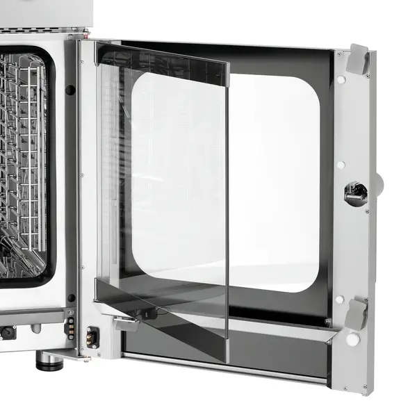 Combisteamer | SILVERSTEAM | Elektrisch | 6 Niveaus (1/1 GN) | 50°C/300°C | 6.9kW (400V) | Touchscreen | 525x880x800(h)mm