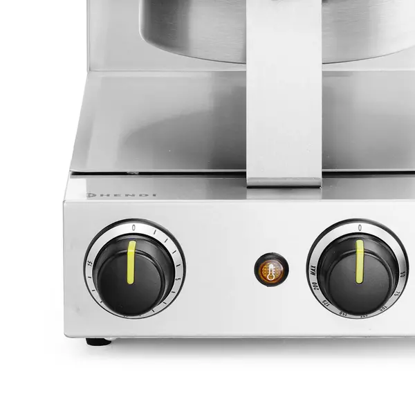 Wafelijzer | Enkel | Bubble Wafels (Ø170mm) | 50°C/220°C | 1.5kW (230V) | Draaibaar | 255x560x318(h)mm