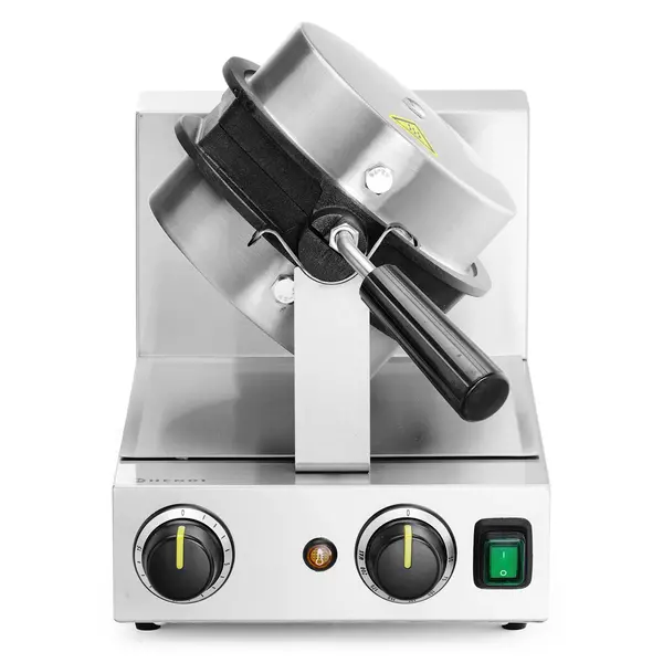 Wafelijzer | Enkel | Bubble Wafels (Ø170mm) | 50°C/220°C | 1.5kW (230V) | Draaibaar | 255x560x318(h)mm