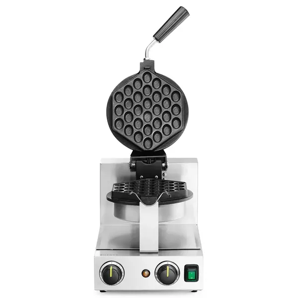 Wafelijzer | Enkel | Bubble Wafels (Ø170mm) | 50°C/220°C | 1.5kW (230V) | Draaibaar | 255x560x318(h)mm