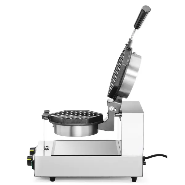 Wafelijzer | Enkel | Bubble Wafels (Ø170mm) | 50°C/220°C | 1.5kW (230V) | Draaibaar | 255x560x318(h)mm