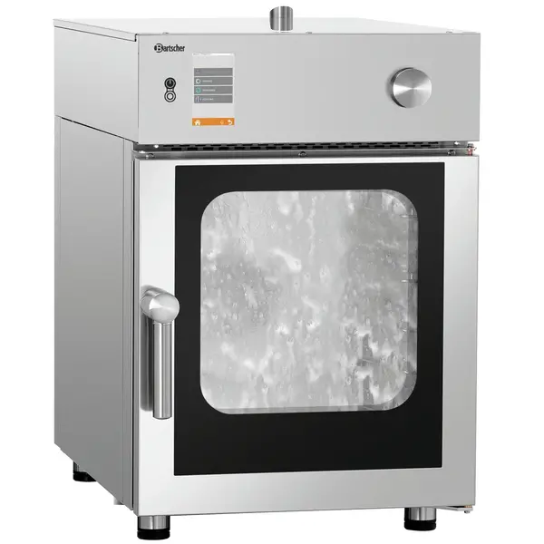 Combisteamer | SILVERSTEAM | Elektrisch | 6 Niveaus (1/1 GN) | 50°C/300°C | 6.9kW (400V) | Zelfreiniging | Touchscreen | 520x880x875(h)mm