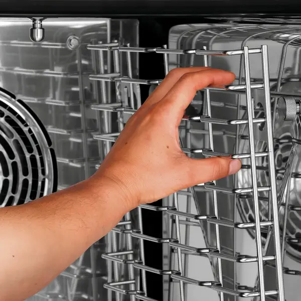 Combisteamer | SILVERSTEAM | Elektrisch | 6 Niveaus (1/1 GN) | 50°C/300°C | 6.9kW (400V) | Zelfreiniging | Touchscreen | 520x880x875(h)mm