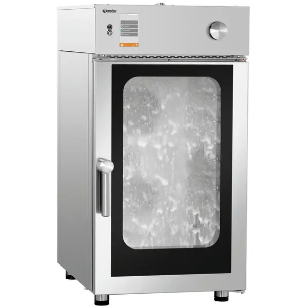 Combisteamer | SILVERSTEAM | Elektrisch | 10 Niveaus (1/1 GN) | 50°C/300°C | 13.8kW (400V) | Zelfreiniging | Touchscreen | 520x880x1012(h)mm