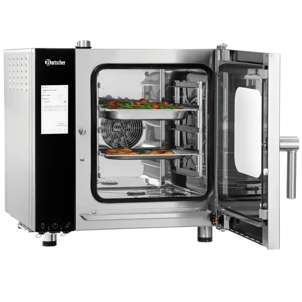 Combisteamer | SILVERSTEAM2 | Elektrisch | 5 Niveaus (2/3 GN) | 50°C/300°C | 4.8kW (400V) | Zelfreiniging | Touchscreen | 635x775x680(h)mm