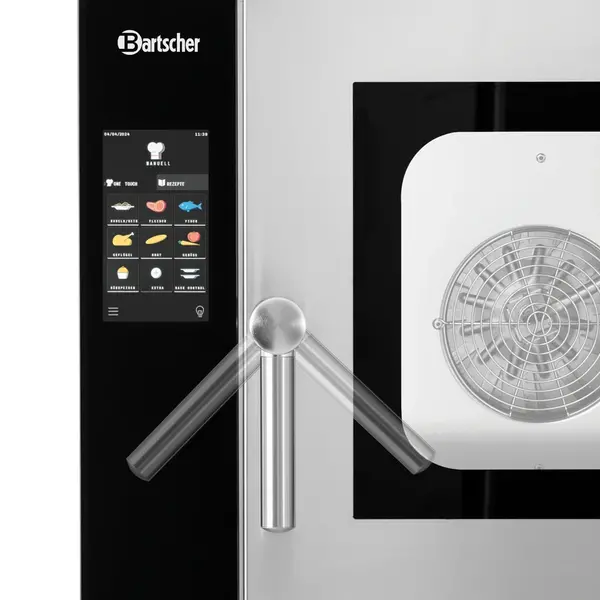 Combisteamer | SILVERSTEAM2 | Elektrisch | 5 Niveaus (2/3 GN) | 50°C/300°C | 4.8kW (400V) | Zelfreiniging | Touchscreen | 635x775x680(h)mm